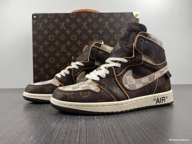 MaikeSneakers x Air Jordan 1 LV OFF-WHITE 0812